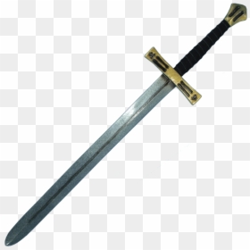 Viking Sword Weapon Knightly Sword - Real Sword Png, Transparent Png - sword in the stone png