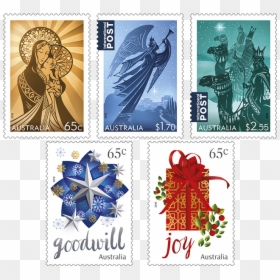 Australian Christmas Stamps 2016, HD Png Download - christmas 2016 png