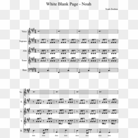 Waltzing Matilda Trumpet Music Sheet Hd, HD Png Download - blank page png