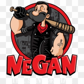 Popeye Negan , Transparent Cartoons - Popeye The Sailor Man Memes, HD Png Download - lucille png