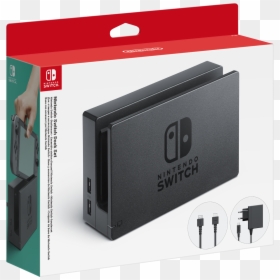 Nintendo Switch Dock Set, HD Png Download - nintendo switch box png