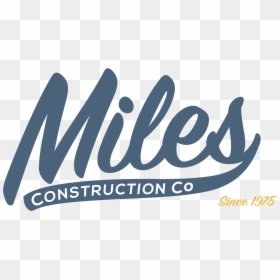 Miles Construction Co - Graphic Design, HD Png Download - under construction icon png