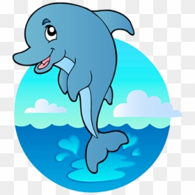 Under The Sea Animals Clip Art - Aquatic Animal, HD Png Download - delfin png