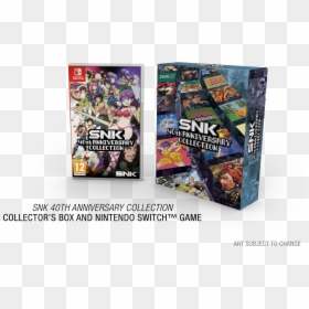 Snk 40th Anniversary Collection Switch, HD Png Download - nintendo switch box png