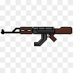 Pixel Art Gun, HD Png Download - pixel gun png