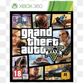 Xbox 360 Games Gta 5, HD Png Download - franklin gta v png