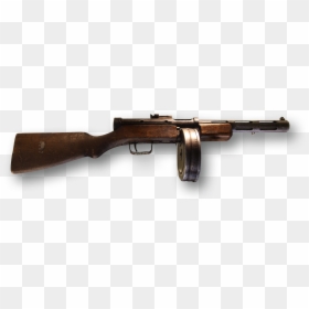 Ppd-40 Degtyaryov Submachine Gun Nobg - Firearm, HD Png Download - pixel gun png