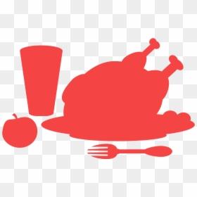 Силуэт Курицы, HD Png Download - pollo rostizado png