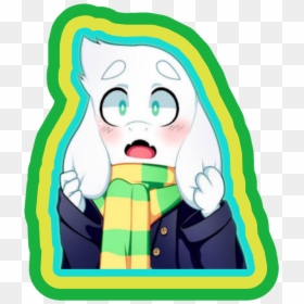 #freetoedit #asriel #asrielundertale #asrieldreemurr - Asriel With A Jacket, HD Png Download - asriel dreemurr png
