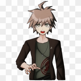 Makoto Naegi Sprite Edit, HD Png Download - makoto naegi png