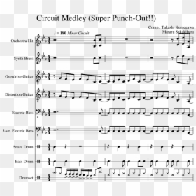 Spider Dance Viola Sheet Music, HD Png Download - punch out png