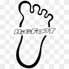 Bigfoot Logo Black And White - Bigfoot, HD Png Download - big foot png