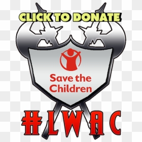 Lwac- Stc Donatesmaller - Save The Children, HD Png Download - twitch button png