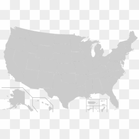 Map Of Us States Wikipedia, HD Png Download - dnc png