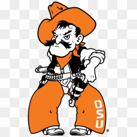 Pistol Pete Oklahoma State University, HD Png Download - oklahoma state university logo png