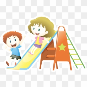 A Complete Playing Environment For The Enjoyment - Cartoon Gif Sliding Down Slide, HD Png Download - playground icon png