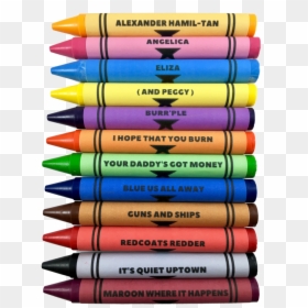 Hamilton Crayons, HD Png Download - hamilton musical png