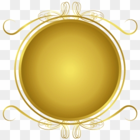 Gold Circle Logo Template, HD Png Download - circle logo template png