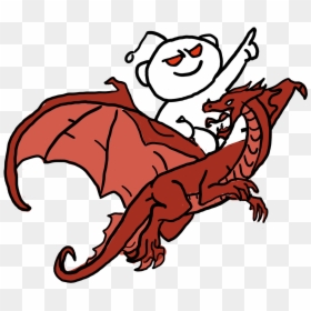 Reddit Snoo Riding A Dragon , Png Download - Reddit Snoo Dragon, Transparent Png - reddit snoo png