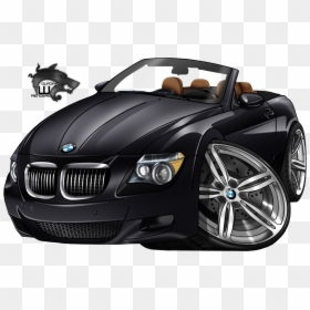 Car Caricatures, HD Png Download - bmw png