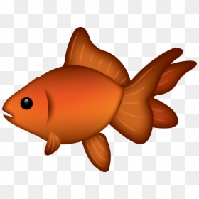 Goldfish Emoji, HD Png Download - goldfish png