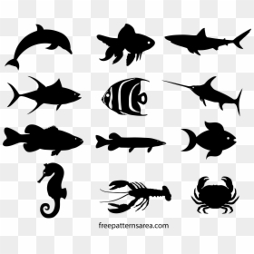 Fish Silhouette, HD Png Download - goldfish png
