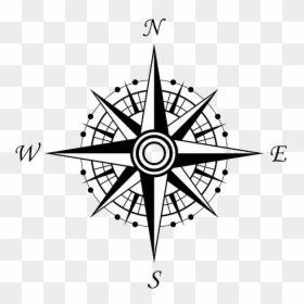 Free Compass Rose Vector, HD Png Download - compass rose png