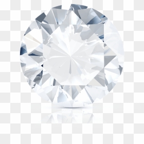 Round Brilliant Diamond Png, Transparent Png - diamond shape png