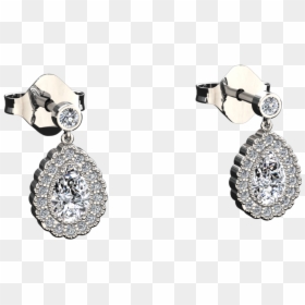 Earrings, HD Png Download - diamond shape png
