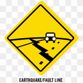 Earthquake Fault Line Sign, HD Png Download - diamond shape png
