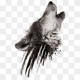 Wolf Howling Transparent Background, HD Png Download - wolf head png