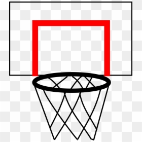 Basketball Hoop Cartoon Png, Transparent Png - basketball hoop png