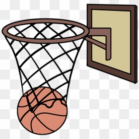 Basketball Hoop Drawing Easy, HD Png Download - basketball hoop png