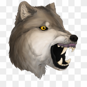 Anime Wolf Head Png, Transparent Png - wolf head png