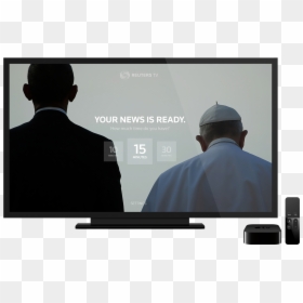 Obama And Pope Hottest Mixtape, HD Png Download - television png