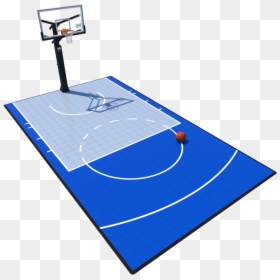 Nba Basketball Court, HD Png Download - basketball hoop png