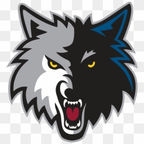 Minnesota Timberwolves Logo Vector, HD Png Download - wolf head png
