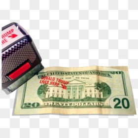 Donald Trump Lives Here Stamp, HD Png Download - dollar bill png