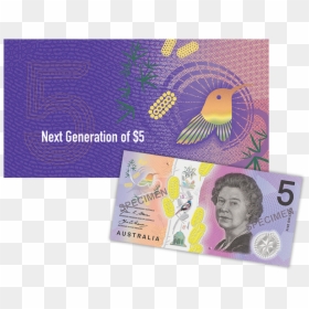 Next Generation Of $5, HD Png Download - dollar bill png