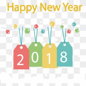 Happy New Year 2018 Png, Transparent Png - happy new year 2018 png