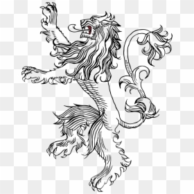 House Lannister Black And White, HD Png Download - white house png