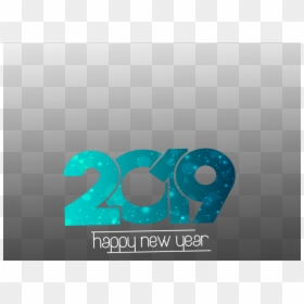 Blue 2019 Picsart Png Cb Background, Transparent Png - happy new year 2018 png