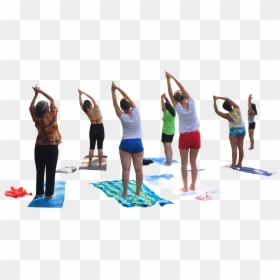 People Doing Yoga Png, Transparent Png - group of people png