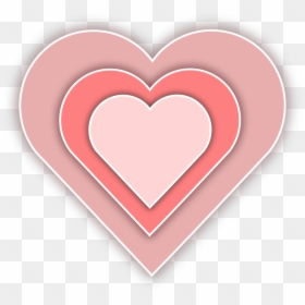 Layered Heart Clipart, HD Png Download - valentine png