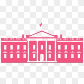 White House Silhouette Vector, HD Png Download - white house png