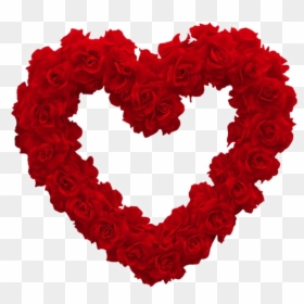 Rose Flower Heart Png, Transparent Png - valentine png