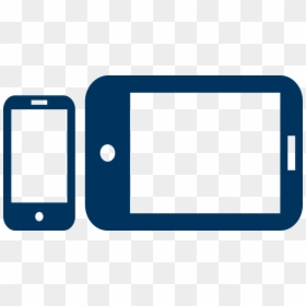Dark Blue Mobile Icon, HD Png Download - cell phone icon png
