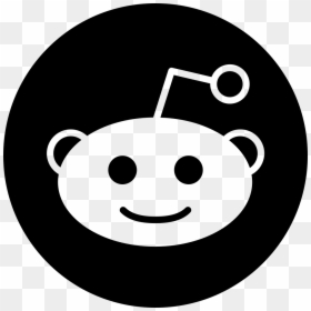 Reddit Logo Png Black, Transparent Png - reddit logo png