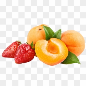 Strawberry And Peaches, HD Png Download - dry fruits png