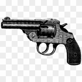 Vintage Gun Transparent Png, Png Download - revolver png